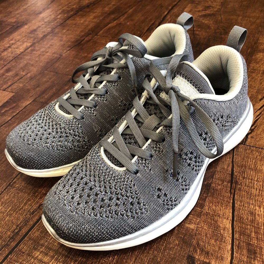 APL Women's Gray Knit Sneakers